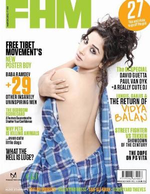 Vidya Balan FHM March 2012.jpg FHM Hot Bollywood Magazine Covers